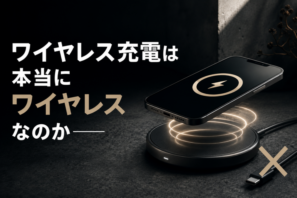 ワイヤレス充電は本当にワイヤレスなのか