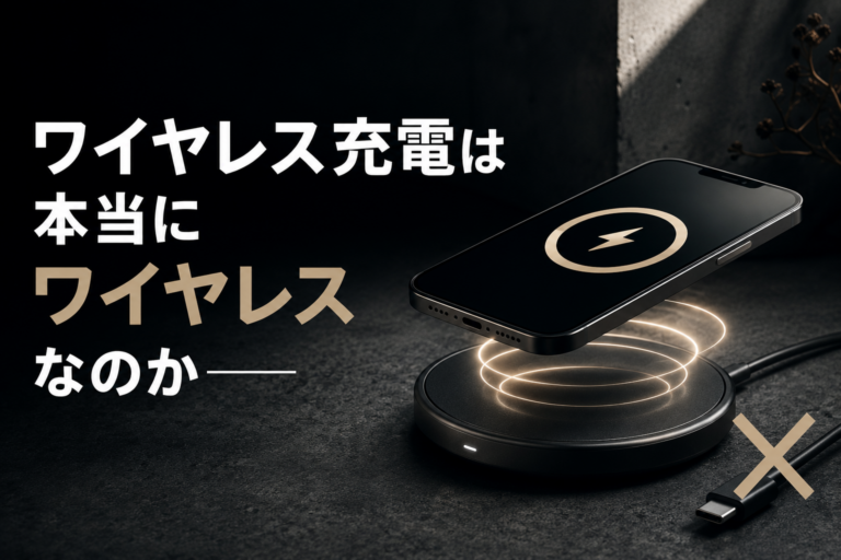 ワイヤレス充電は本当にワイヤレスなのか